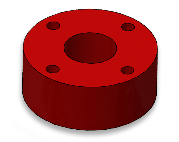 Spacer Flange 3"