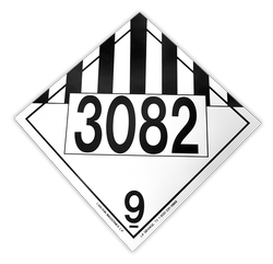 Placard Misc Dangerous Goods #3082