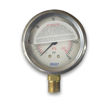 Pressure Gauge 0-30 PSI