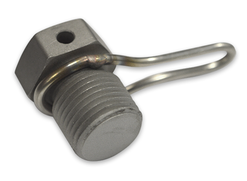 1/2-Inch Stainless Steel Plug with Stainless Steel Swivel Link
