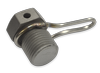 1/2-Inch Stainless Steel Plug with Stainless Steel Swivel Link
