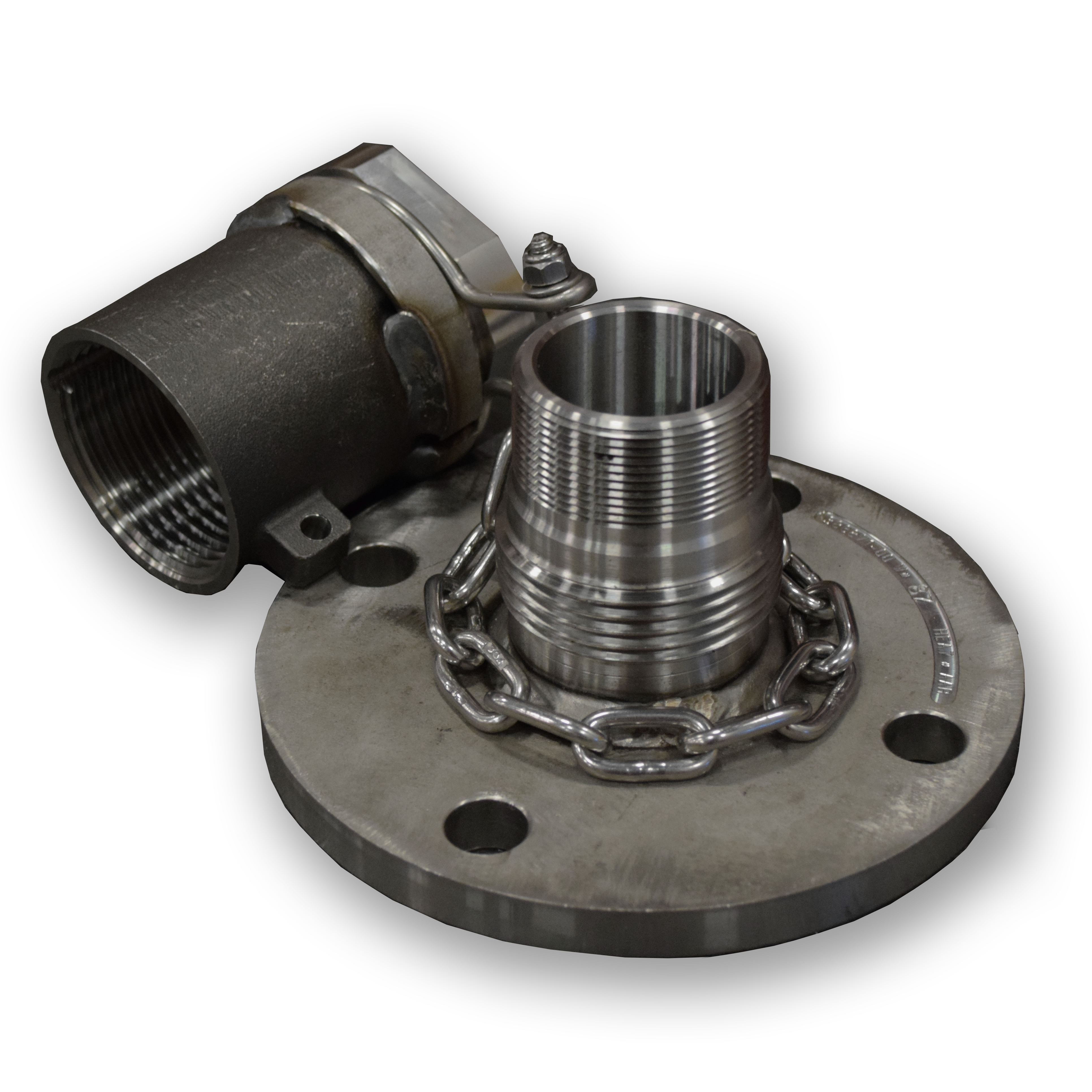 2-Inch  Flanged Stainless Steel Top Fitting Assembly