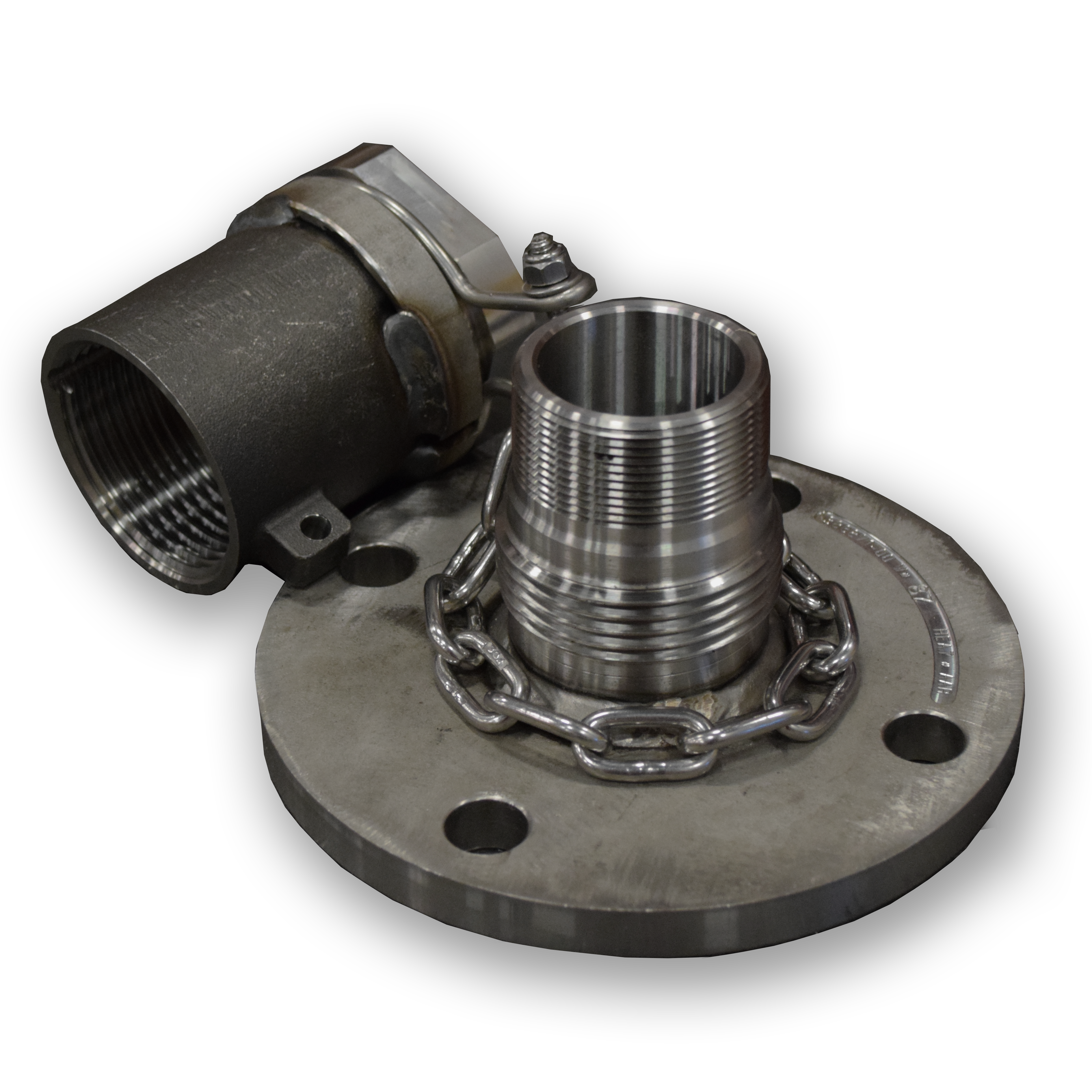 2-Inch  Flanged Stainless Steel Top Fitting Assembly