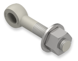7/8 x 5-Inch Carbon Steel Eyebolt Assembly, Special Heavy Hex Nut
