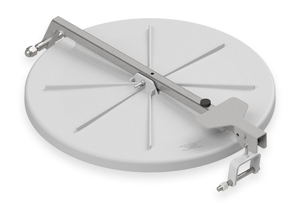 20-Inch Non-Vented Hatch Cover, Pullman Tri-Wheel