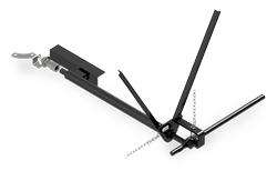 Safeguard™ BOV Operating System, Fits Jamesbury 9RET, Long (56"), Clockwise Handle Orientation, Weld on