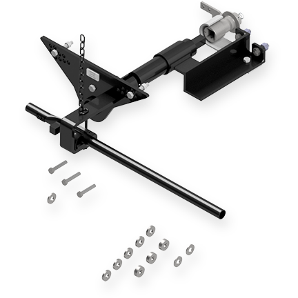 Safeguard™ BOV Operating System, Fits Jamesbury 9RET, Short (37"), Clockwise Handle Orientation, Bolt on