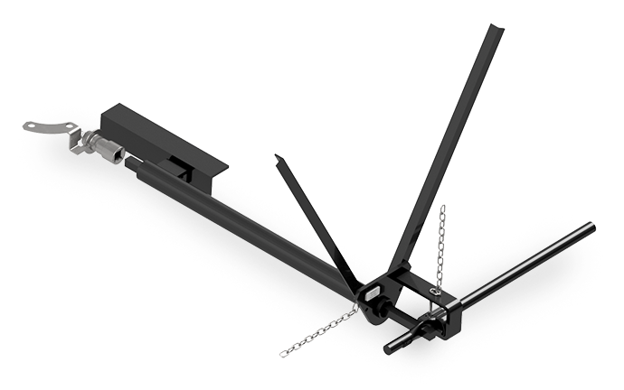 Safeguard™ BOV Operating System, Fits Jamesbury 5RET,Long (56"), Clockwise Handle Orientation, Weld on