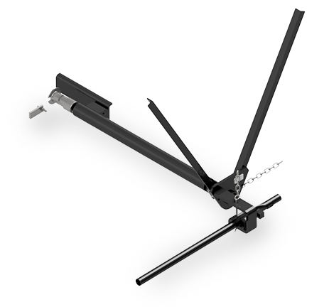 Safeguard™ BOV Operating System, Fits Midland A-522, Long (56"), Counterclockwise Handle Orientation, Weld on