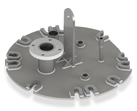 Manway Loading Plate 20" Weldment