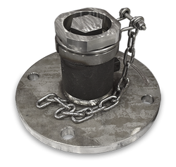 2-Inch Flanged Stainless Steel Top Fitting Assembly