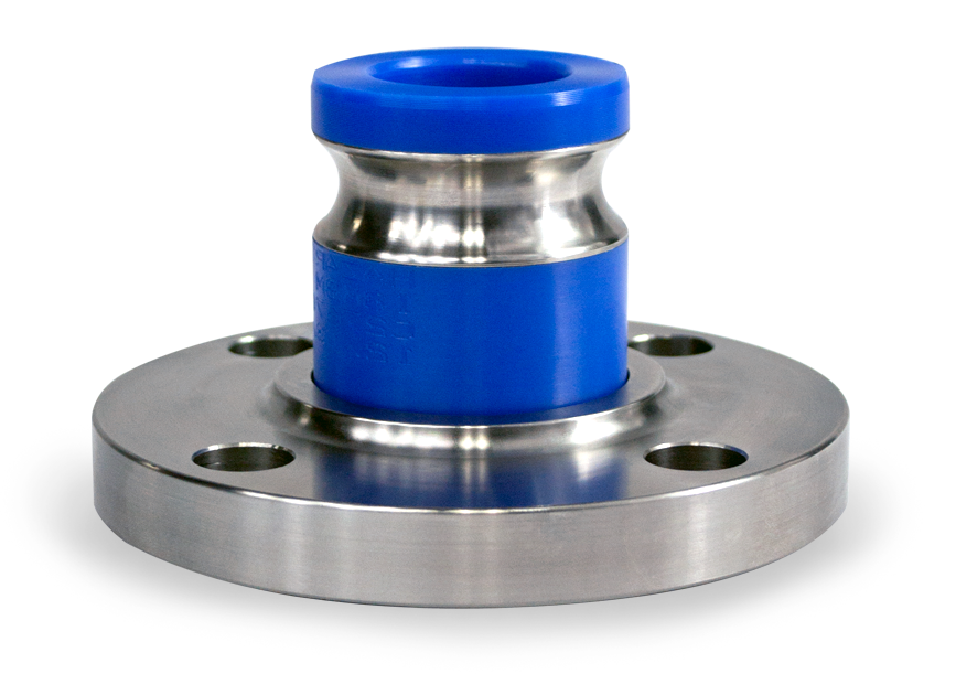 3 inch Quick Connect Flanged Adapter, Stainless Steel Flange with Reinforced Adapter