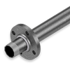 Stainless Steel Eduction Tube 2 inch - 4-3/4 inch Bolt Circle - 124 inches long