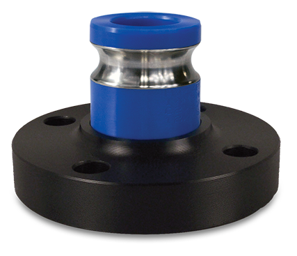 2 inch Quick Connect Flanged Adapter, UHMWPE Flange with Reinforced Adapter