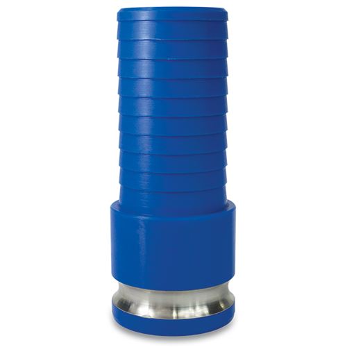 Hose Barb, 2 inch Barb x Stainless Steel Reinforced Male Adapter