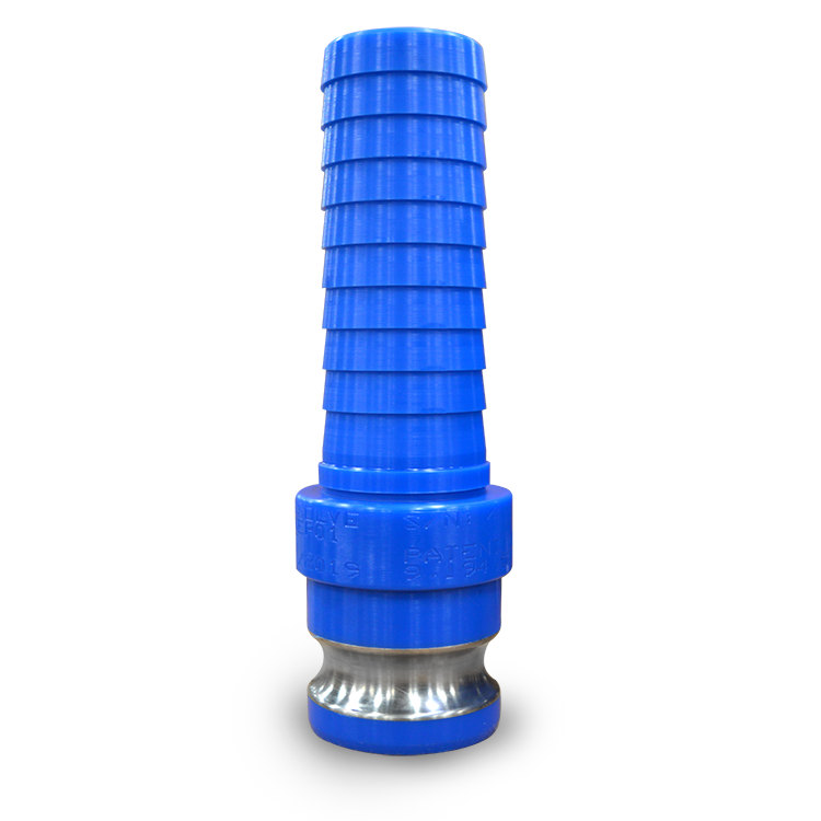 Hose Barb, 2 inch Barb x Titanium Reinforced Male Adapter