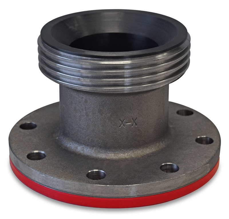 Lined Hammer Union 4" Female Flange