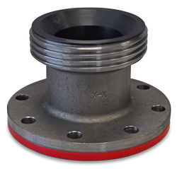 Lined Hammer Union 4" Female Flange